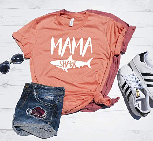 Mama Shark  Mama Shirt Shirt  Cute Mama Shark T-Shirt  Mom Shirt  New Mom Shirt  Pregnancy Reveal  Announcement  Mom Gift Tee