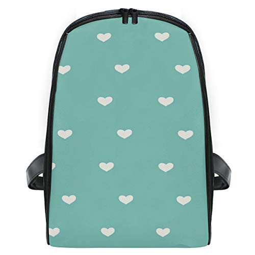 Student Shoulder Backpack Art Hearts Bookbag Bags for Girls Travel Boys