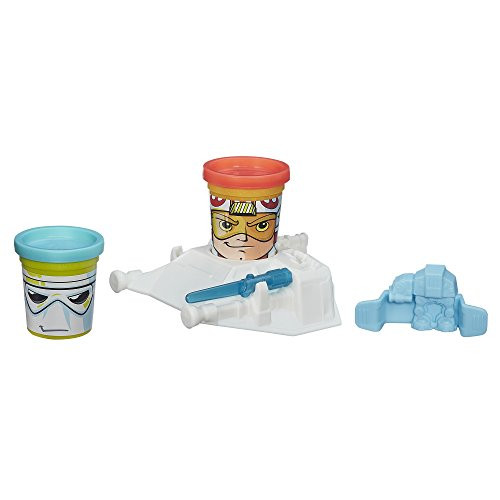 Play-Doh Star Wars Luke Skywalker and Snowtrooper Can-Heads Play-Doh Star Wars Luke Skywalker and Snowtrooper Can-Heads