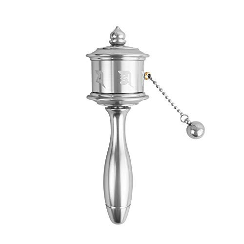 Mini Handheld Prayer Wheel with Micro Mantra Tibetan Buddhist Om Mani Padme Hum Aluminum Alloy Portable Prayer Wheel Mini Handheld Prayer Wheel with Micro Mantra Tibetan Buddhist Om Mani Padme Hum Aluminum Alloy Portable Prayer Wheel