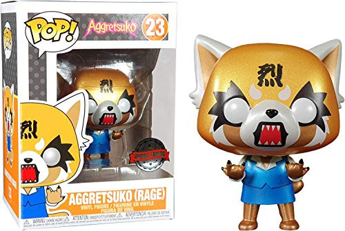 POP! Aggretsuko Aggretsuko Rage - Gold Metallic 23 - Exclusive POP! Aggretsuko Aggretsuko Rage - Gold Metallic 23 - Exclusive