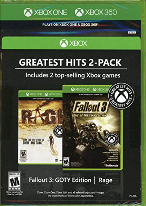 Xbox Greatest Hits 2-Pack  Fallout 3  GOTY Edition   Rage