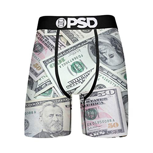 PSD Men s Brief Underwear Bottom  Green Cash Money  M