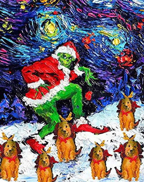 Migsrater Wooden Jigsaw Puzzle 500 Pieces-The Christmas Jigsaw Puzzle for Adults Kids Puzzle Game Migsrater Wooden Jigsaw Puzzle 500 Pieces-The Christmas Jigsaw Puzzle for Adults Kids Puzzle Game