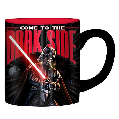 Silver Buffalo SW3832Z Disney Star Wars Come to the Dark Side Laser Print Ceramic Mug -Ounces