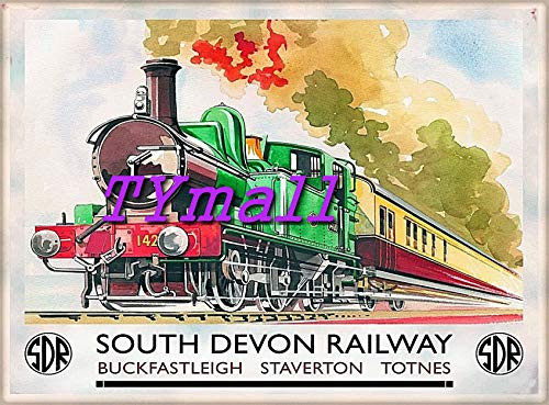 TYmall 300 Pieces Puzzle South Devon Railway England Vintage Great Britain Travel Print Fun Puzzle Gifts for Teens and Kids TYmall 300 Pieces Puzzle South Devon Railway England Vintage Great Britain Travel Print Fun Puzzle Gifts for Teens and Kids