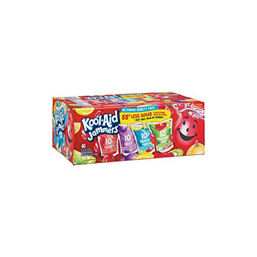 Kool Aid Jammers Soft Drink-ready To Drink Variety Pack -- 4 per case.
