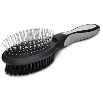 Well  and  Good Black Combo Pin  and  Bristle Cat Brush