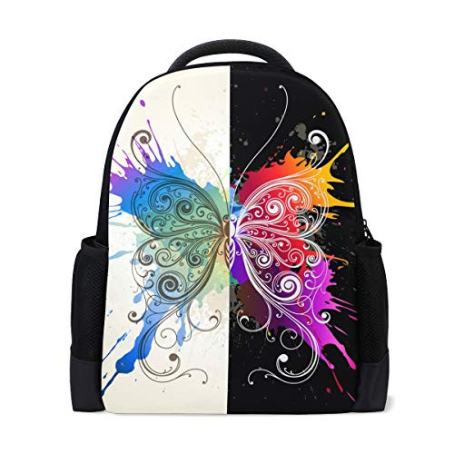 IMOBABY Fashion Inkjet Butterfly School Backpack for Boys Teens Bookbag Travel Daypack Kids Girls IMOBABY Fashion Inkjet Butterfly School Backpack for Boys Teens Bookbag Travel Daypack Kids Girls