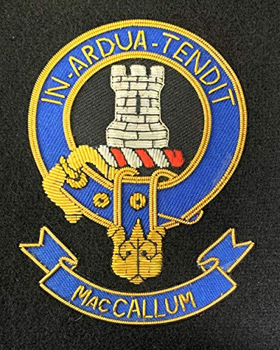 MacCallum Scottish Clan Embroidered Blazer Crest