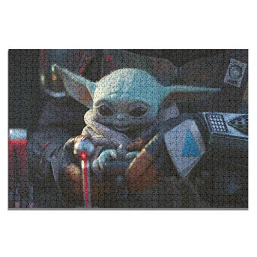 Jigsaw Puzzles 1000 Pieces for Adults Star-Wars-The-Mandalorian Piece Puzzle Adults Kids Large Puzzle Game Toys Gift