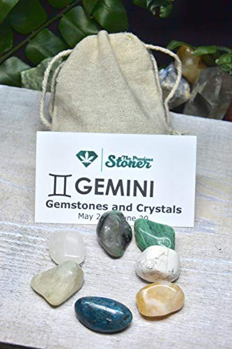 Gemini Zodaic Crystals and Gemstones Kit Gemini Stones Set Gemini Rocks Healing Gemini Crystals and Gemstones Set Zodiac Gemini Crystals Set