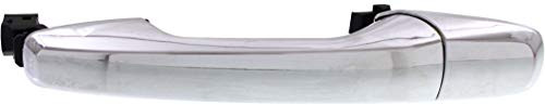 Exterior Front Door Handle Compatible with FORD EDGE 2011-2014 EXPLORER 2011-2015 RH All Chrome and Push Button Start Plastic   REAR RH LH