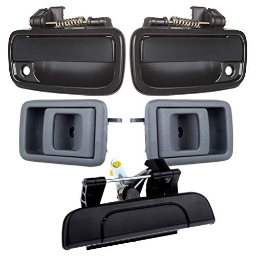 CTCAUTO Exterior Interior plusTailgate Door Handles  Driver Passenger Side  Fit for 1995-2004 for T oyota Tacoma 5pcs