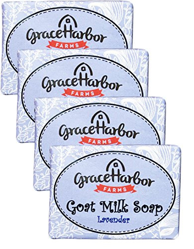 Goat Milk Soap  4-Four Ounce Bars  Lavender