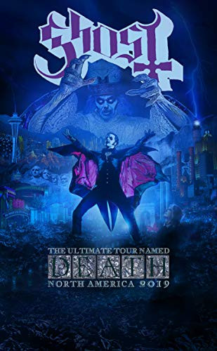 Official - Ghost  The Ultimate Tour Named Death - North America  2019 Concert Poster  12 inchx18 inch