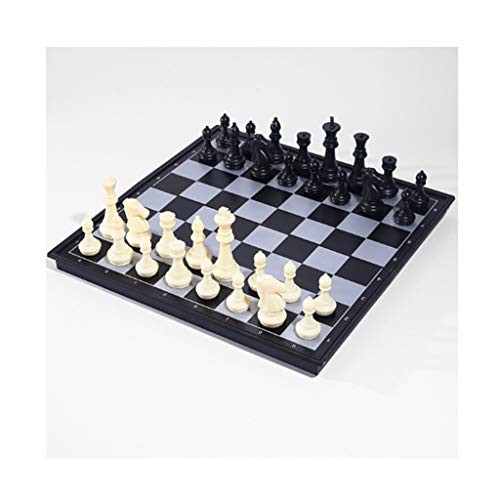 Rong Travel Chess Set Chess Set Folding Magnetic Standard Chess Game Board Set with Crafted Pieces Board Set The Best Folding Magnetic Chess  Size   Medium plusBook