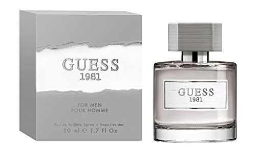 Guess Fragrance 1981 Eau De Toilette for Men  1.7 Fluid Ounce