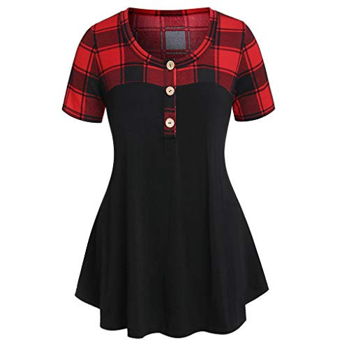 Womens Leopard Print Tunic Top Casual Long Sleeve Splicing Shirt Pullover Leopard Color Block Tops Black