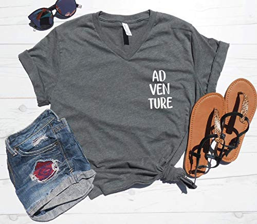Adventure V-Neck - Travel V-Neck - Spontaneous Trip V-Neck - Vacation Shirt - Cute Graphic Shirt - Adventure - Mountains V-Neck - Camping Shirts Adventure V-Neck - Travel V-Neck - Spontaneous Trip V-Neck - Vacation Shirt - Cute Graphic Shirt - Adventure - Mountains V-Neck - Camping Shirts