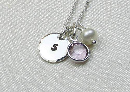 Personalized Necklace with Birthstone 