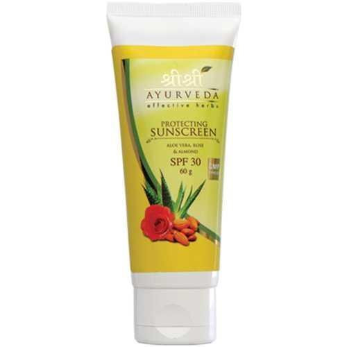 Sri Sri Ayurveda Protecting Sunscreen Cream Herbal and Non Sticky Formulation