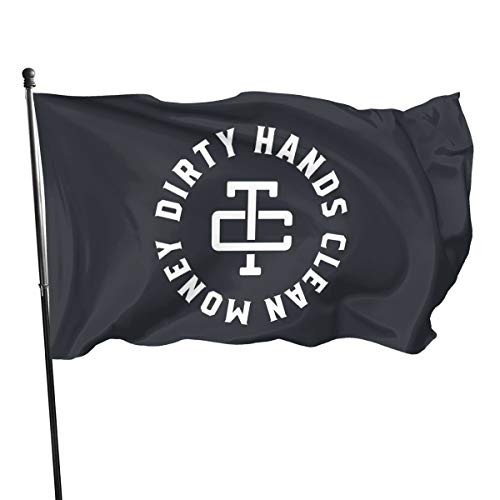 QQQQW Dirty Hands Clean Money Outdoor Flag Home Garden Flag Banner Flag USA Flag Decorative Flag 3x5 Ft Flag