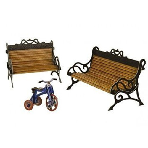 Clever Paper Innovative 3D-Puzzles Furniture for Dollhouse BENCHES Cardboard Set UMBUM Clever Paper Innovative 3D-Puzzles Furniture for Dollhouse BENCHES Cardboard Set UMBUM