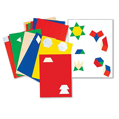 hand2mind ETA Reusable Pattern Blocks Stickers Set of 635 hand2mind ETA Reusable Pattern Blocks Stickers Set of 635