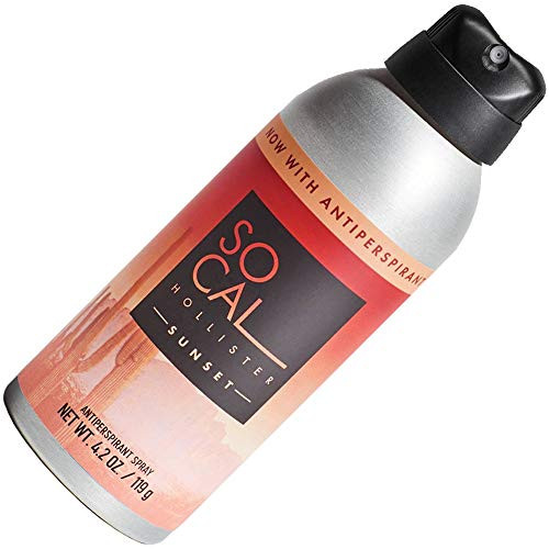 Hollister Mens SO CAL SUNSET Deodorant Body Spray 4.2oz   143ml