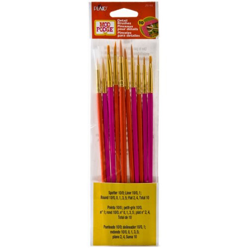 Mod Podge Brush Set, 25140 (10-Piece)