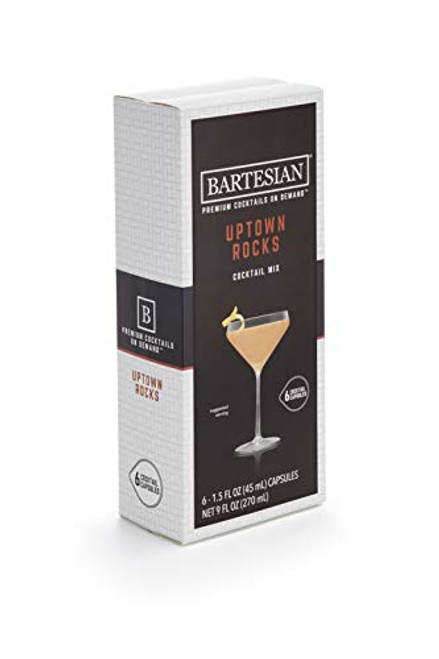 Bartesian Uptown Rocks Cocktail Mixer Capsules Pack of 6 Cocktail Capsules for Bartesian Premium Cocktail Maker 55356 Bartesian Uptown Rocks Cocktail Mixer Capsules Pack of 6 Cocktail Capsules for Bartesian Premium Cocktail Maker 55356