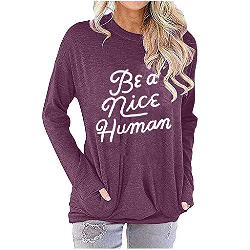 Womens Top Long Sleeve Blouse Hessimy Women Long Sleeve T Shirts Color Block Casual Loose Round Neck Blouses Sweatshirts Tunic Tops with Pocket Womens Top Long Sleeve Blouse Hessimy Women Long Sleeve T Shirts Color Block Casual Loose Round Neck Blouses Sweatshirts Tunic Tops with Pocket
