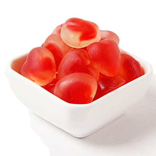 OuYang Hengzhi Heart Shaped Strawberry Sandwich Fudge Wedding Candies Soft Sweets Xin Xin Xiang Yin Xi Tang ?????? 500g 17.6oz