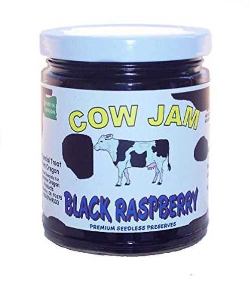 Cow Jam - Black Raspberry Premium Seedless Preserve - 12 oz