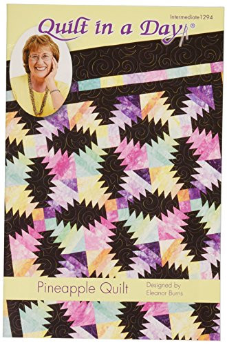 Quilt In A Day Eleanor Burns Pattern, Pineapple Quilt by