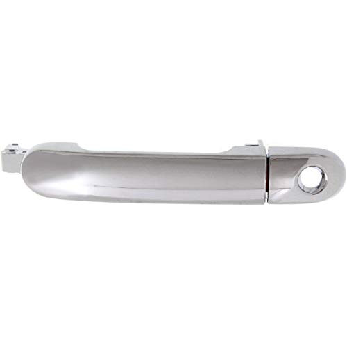 Exterior Door Handle For 2007-2012 Nissan Versa Front Driver Chrome Plastic