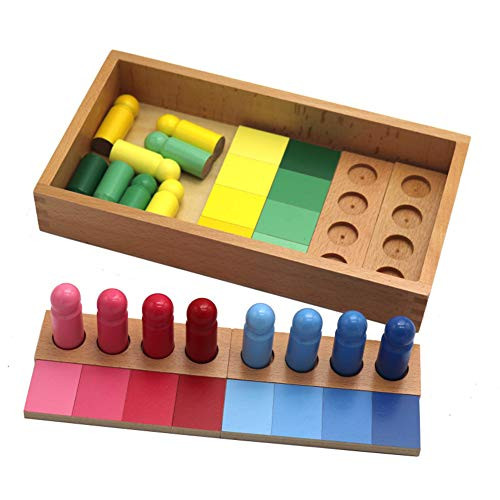 Anniston Kids Toys  Montessori Building Blocks Color Matching Puzzle Game Kids Early Education Toys Puzzles  and  Magic Cubes Perfect Fun Time Play Activity Gift for Boys Girls