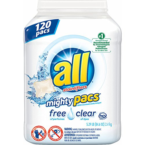 All Free  and  Clear mighty pacs 120 ct