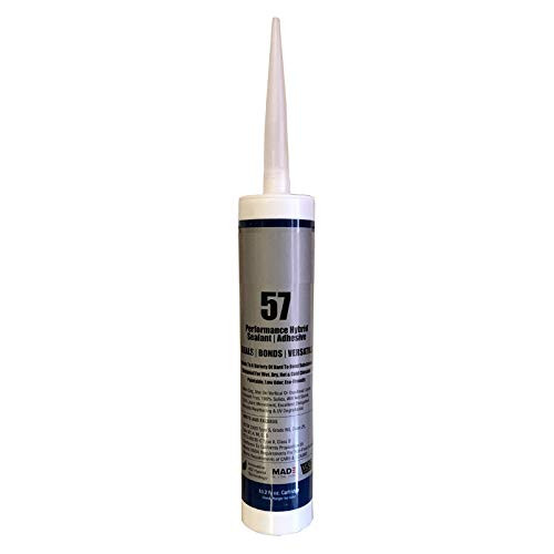 American Sealants ASI 57 Clear Sealant   Water Clear Hybrid Performance Sealant - 10.2 Fluid Ounce Cartridge