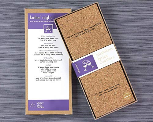 Ladies Night Mistaken Lyrics Coasters