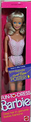 Barbie Fun To Dress Doll  1988 Mattel Hawthorne