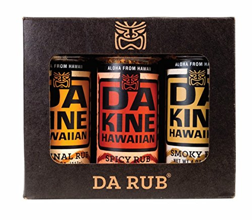Da Kine Hawaiian Da Rub Seasoning Spice  Gift Pack