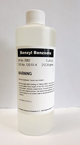 CCS  LLC Benzyl Benzoate 500ml  16oz  High Purity Fragrance Aroma Compound