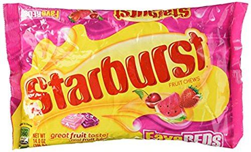 Starburst Fruit Chews Candy  FaveREDs  14 ounce  Pack of 2