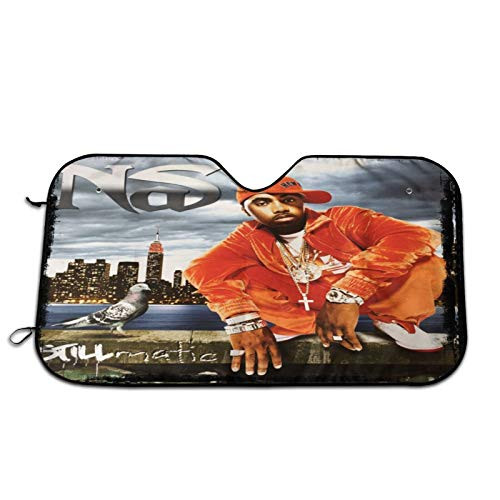 NAS Stillmatic Car Sunshade Front Windshield Sun Shade Blocks Uv Rays Sun Visor Protector Keeps Your Vehicle Cool