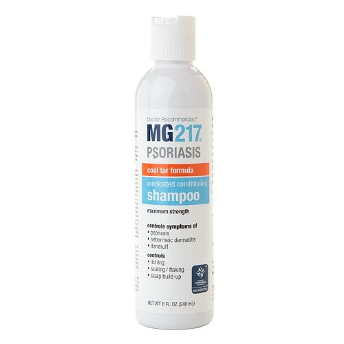 MG217 Psoriasis Medicated Conditioning Coal Tar Formula Shampoo 8 Fluid Ounce