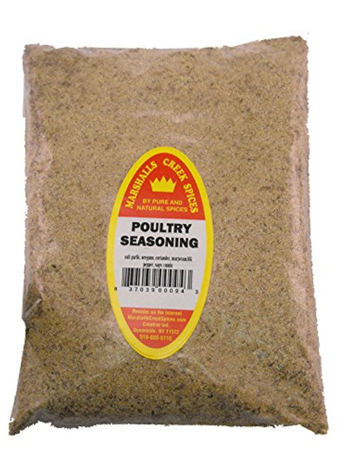 Family Size Refill Marshalls Creek Kosher Spices st36 Poultry Seasoning 60 Ounce Family Size Refill Marshalls Creek Kosher Spices st36 Poultry Seasoning 60 Ounce