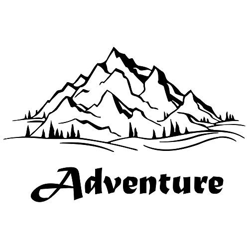 Nursery Mountains Wall Decals. Nursery Quotes Vinyl Sticker. Baby Quote Decor. Nursery for Boys Wall Art. Travel Stickers. Quotes Wall Decal. Adventure Decor SS12