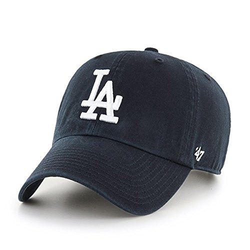 47 Brand MLB Los Angeles Dodgers Clean up Cap - Black 47 Brand MLB Los Angeles Dodgers Clean up Cap - Black